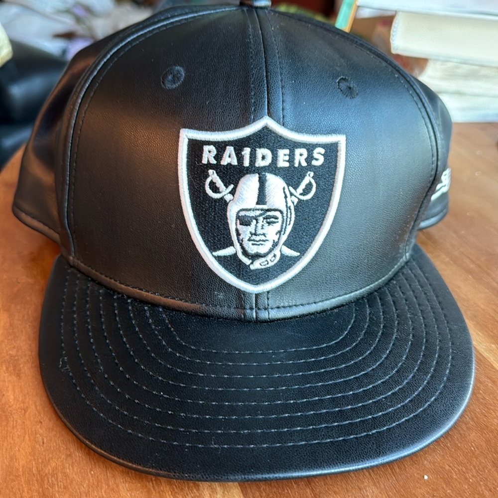 Raiders pleather fitted